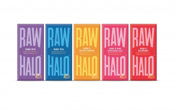 Raw Halo rebrands its packaging. Photo: Raw Halo.