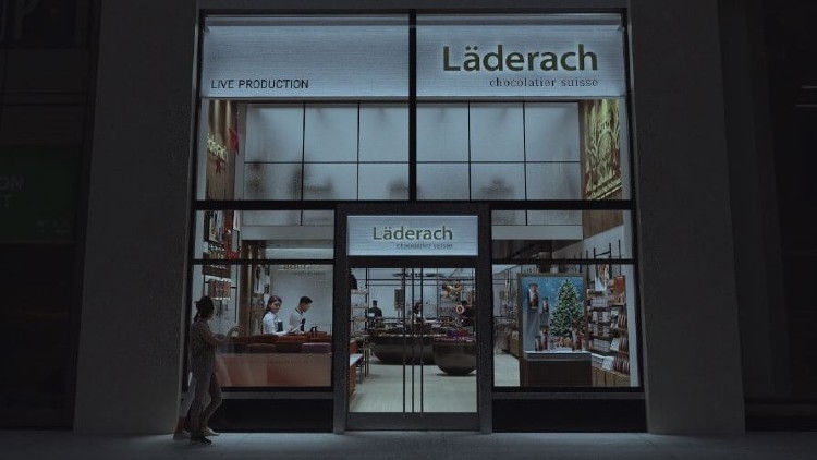 The newly-opened Läderach store on NYC's 5th Avenue. Pic: Läderach 