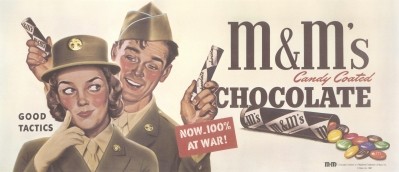 Mars' M&M's brand has a strong military heritage and was created in wartime for US troops. Photo: Mars