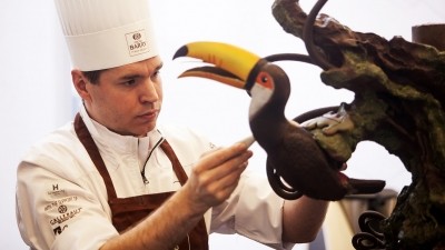 Chocolate chefs across the globe such as Belgium's winner Martin Coertjens (pictured) compete in Paris for the world title