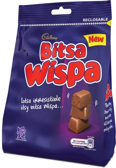 Kraft recently launched bite-sized chocolate product Bitsa Wispa as demand for large share bags grows
