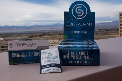 Confadent contains baking soda and CPC, which it claims helps to reduce buildup plaque.  Photo: Confadent