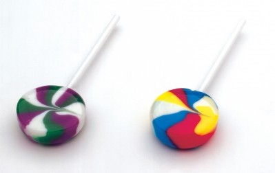 The flat lollipop sticks. Picture: Baker Perkins.