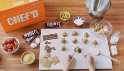 Hershey became the first major US chocolate brand to enter the meal kit market says Chef'd