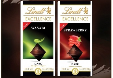 Lindt adds Wasabi and strawberry variety to Excellence range in US