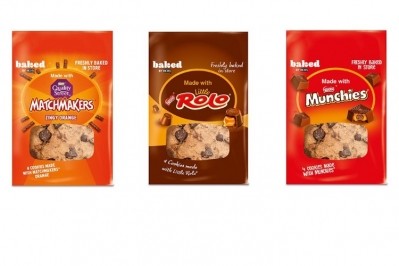 Rich's Baked 'Made With' Matchmakers, Rolo and Munchies are targeted at 82% of the British population who want to treat themselves with sweet ISB (instore bakery) productions. Pic: Rich's