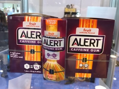 Alert Caffeine Gum returns after four-year hiatus. Photo: CN