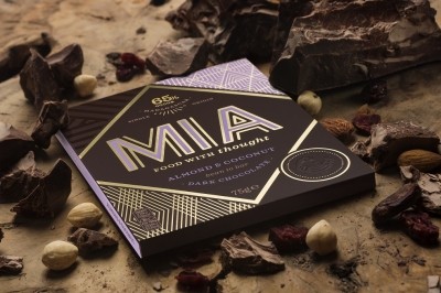 Startup brand MIA is produced in Madagascar using cocoa from the African nation. Photo: MIA