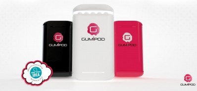 Gumipod features dedicated compartment to store gum litter. Photo:Gumipod