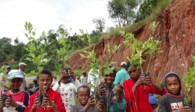 MIA's 1 for Change will fund a Fruit Tree Scholarship Program, which provides Madagascan primary school students with fruit trees and horticultural training. Pic: MIA
