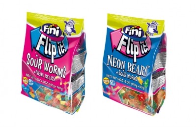 Developed first for the US market, the Flip It bags offer two kinds of gummies in a proprietary 2-in-1 bag.