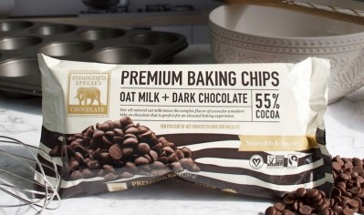 Endangered Species' new oat-milk chocolate bar. Pic: Endangered Species 