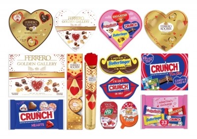 Ferrero's 2021 Valentine's Day collection. Pic: Ferrero