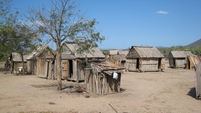 Housing along the road to Berenty Private Reserve in southern Madagascar. Pic: Maky (Alex Dunkel)/CreativeCommons
