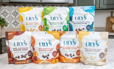Lily's expanded line of bars, baking chips and other confections can be found across the US at key retailers. Pic: Lily's
