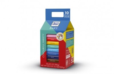 Ritter Sport's special tower pack for travellers. Pic: Ritter Sport