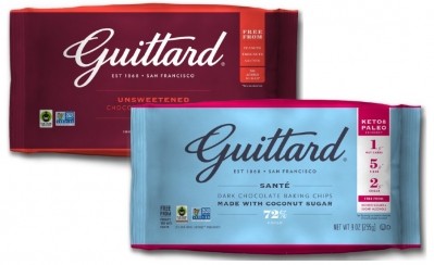 Items including Guittard's Baking Chips will now come wrapped in PCR packaging. Pic: Guittard Chocolate Company