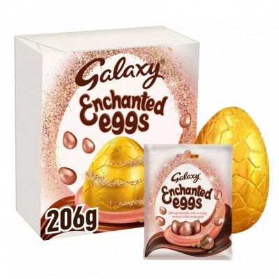 Mars Wrigley’s most popular large Easter egg – the Galaxy Enchanted Large Egg. Pic: Mars Wrigley