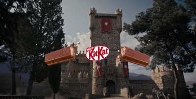 KitKat's new multi-media ad campaign targets snappy tech people. Pic: Nestlé 