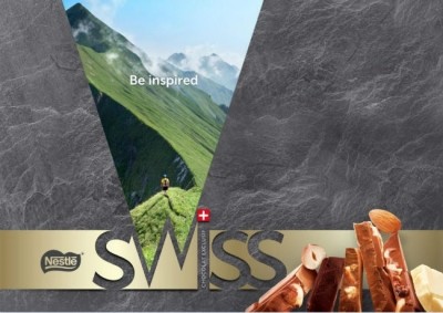 Nestlé's rebranding of its Swiss range for Duty Free outlets was unveiled in July. Pic: NITR