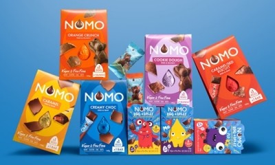 NOMO become the fastest-growing established free- from chocolate brand at Easter. Pic: NOMO