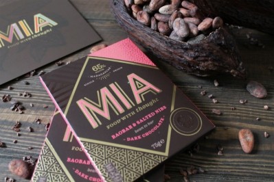 MIA announces Baobab & Salted Nibs addition to its chocolate bar collection.  Pic: MIA