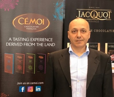 Jean-Christophe Radouan is the president at Cémoi North America. Pic: Cémoi