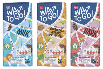 Lidl's new Way to Go! bars now include fully traceable cocoa from Fairtrade's Kuapa Kokoo co-operative in Ghana. Pic: Lidl