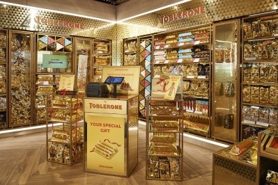 Personalization plays an important part of the Toblerone chocolate store. Pic: Mondelēz