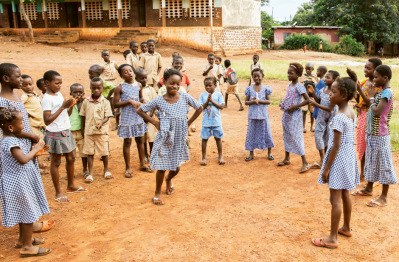 Via the Nestlé Cocoa Plan, the company said it is investing in cocoa communities such as Didoko, Côte d’Ivoire, to help children access good quality education. Pic: Nestlé 