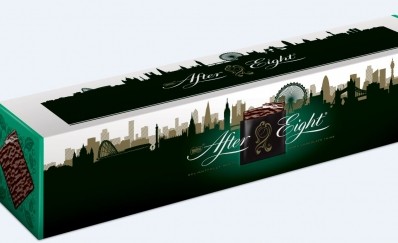 The After Eight London skyline box. Photo: Nestlé 