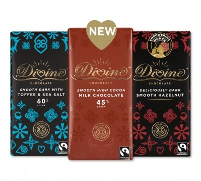Fairtrade’s Divine Chocolate has seen its latest B Corp rating increase from 102 to 127 points. Pic: Divine