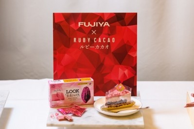 The popularity of ruby chocolate is skyrocketing amongst local and international confectionery and bakery companies alike in Japan, such as Fujiya. ©Barry Callebaut/Fujiya