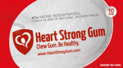 Cheiron Holdings recently launched the mint chewing gum Heart Strong Gum, containing 