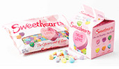 Necco manufactures various confectionery, including Sweethearts. Picture courtesy of the Necco website
