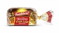 The film bag housing Allied Bakeries' Easter Fruit bread offers a view of the food inside.