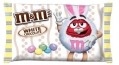 M&M's white chocolate candies in a laydown bag