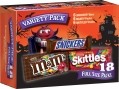 Singles Variety Box: M&M's, Snickers and Skittles SRP: $12.99