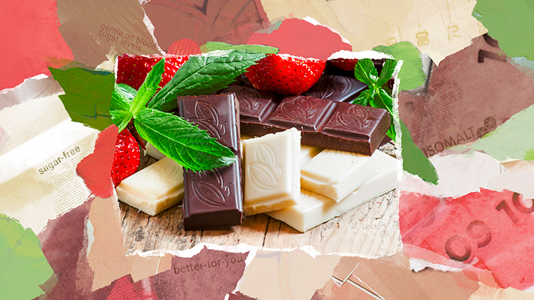 Create sugar-less chocolate with Isomalt